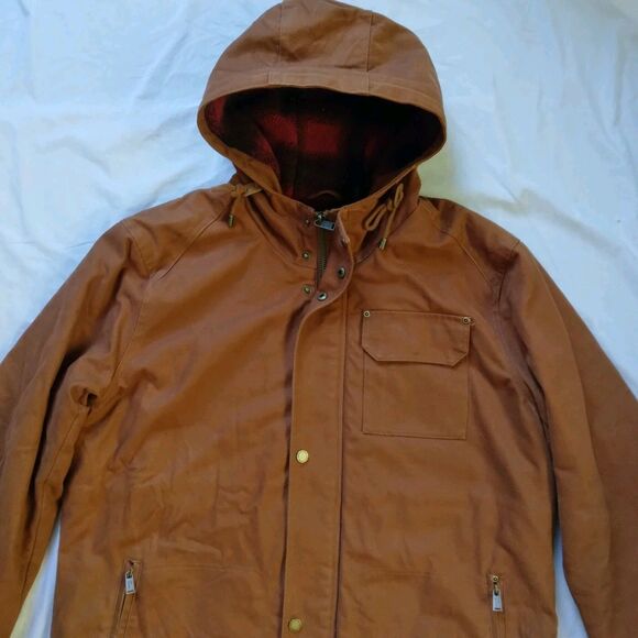 Pendleton Hooded Timber Cruiser Jacket Whiskey Brown Canvas Outdoor Mens XXL - Picture 5 of 16